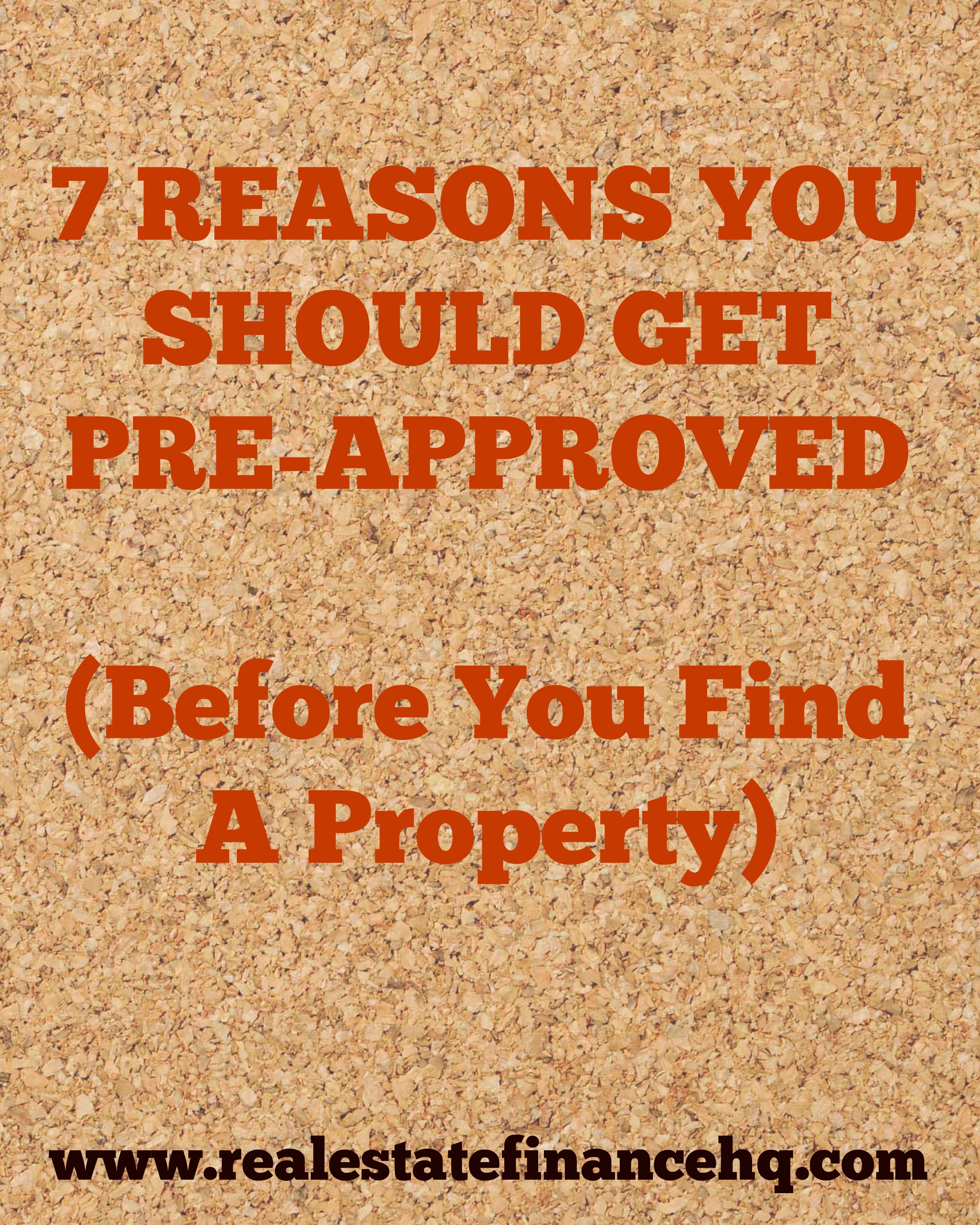 7-reasons-you-should-get-pre-approved-for-a-loan-real-estate-finance